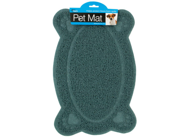 Case of 10 - Easy Clean Paw Print Pet Mat