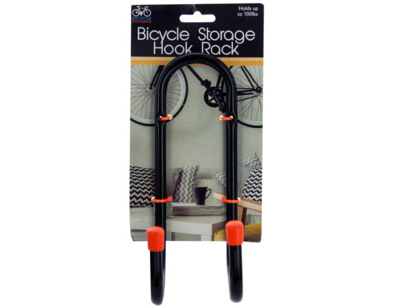 Case of 6 - Wall Mount Bicycle Storage Hook Rack