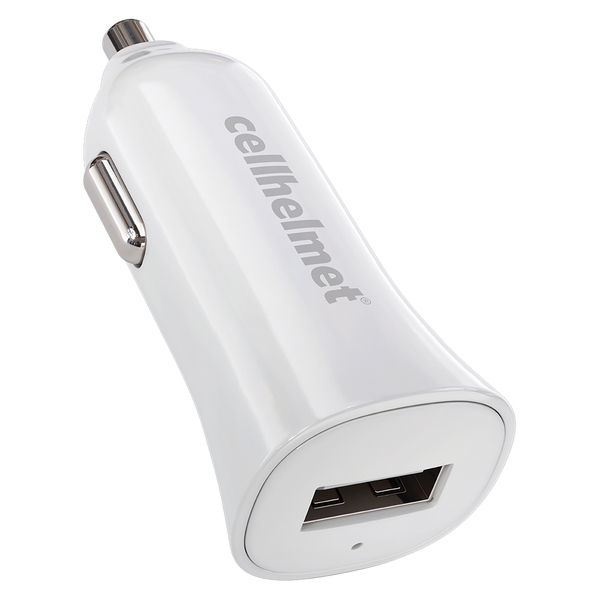 2.4A CAR CHARGER SNGL WHT