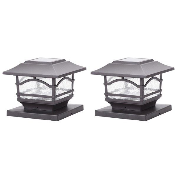 2 DECK LIGHT DRK BRNZ