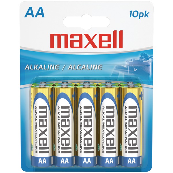 AA 10PK CARDED BATTERIES