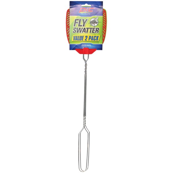 WIRE HNDL FLY SWATTER 2PK