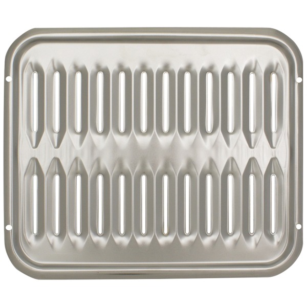 13"X16" BRLR PAN CHRM GRL