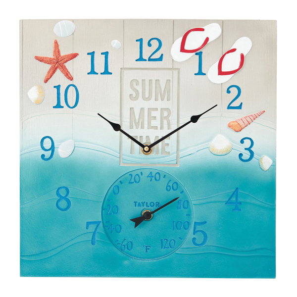 SUMMERTIME CLOCK/THERM