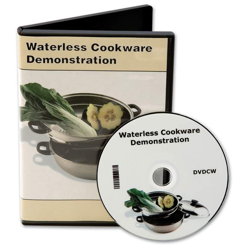 WATERLESS COOKWARE DVD W/CASE