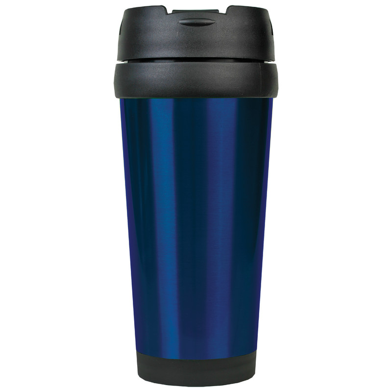 16oz Blue Laserable Trvl Mug