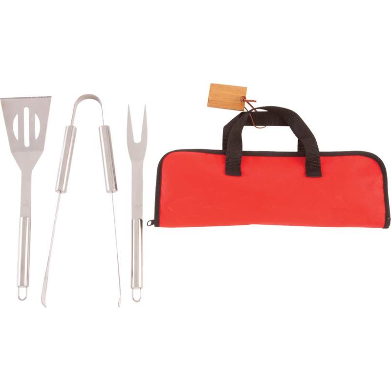 4PC STAINLESS STEEL BBQ SET