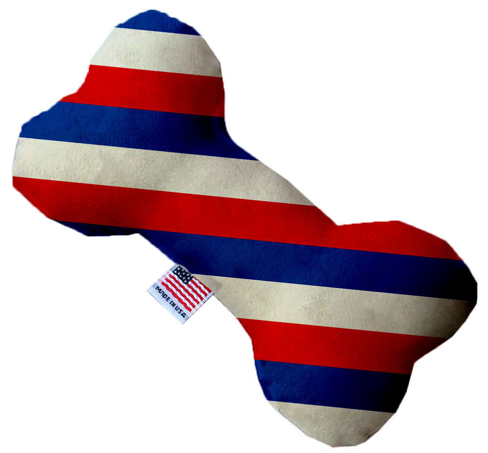 Patriotic Stripes 6 inch Bone Dog Toy