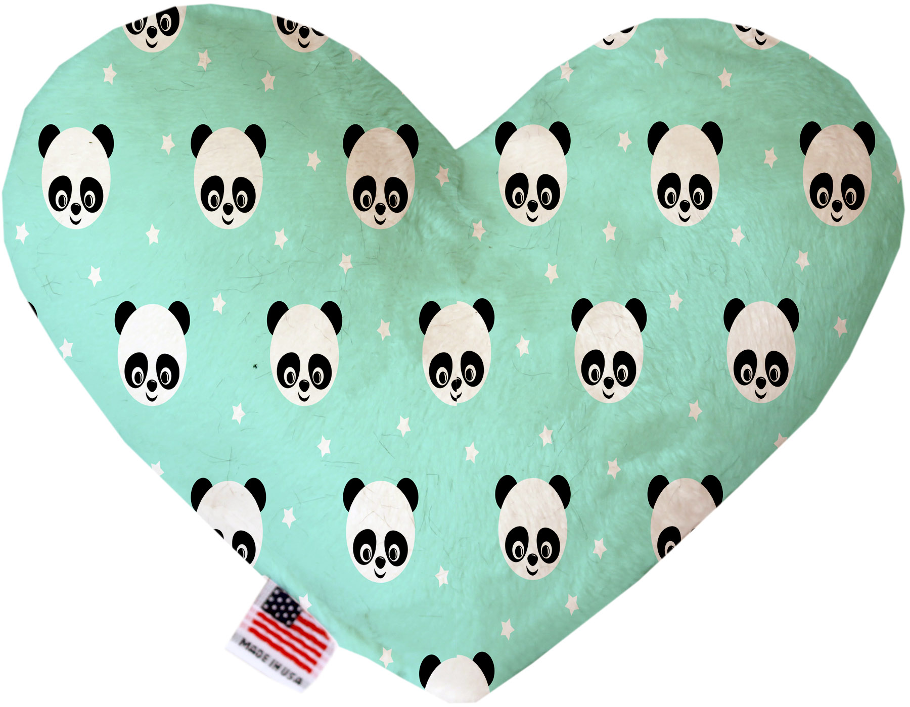 Happy Pandas 8 Inch Heart Dog Toy
