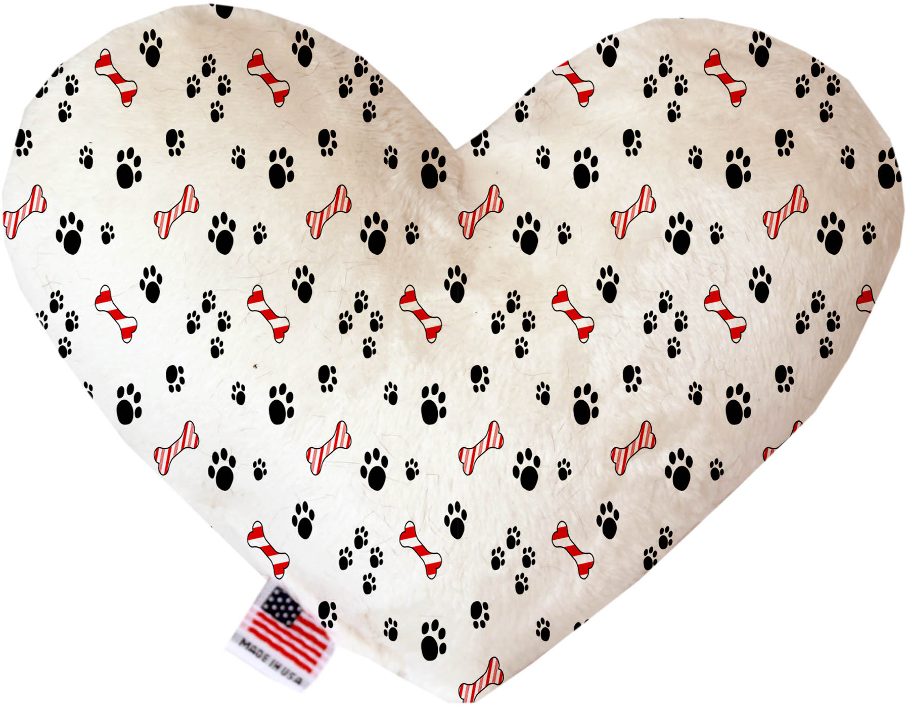 Sweet Paws 8 Inch Heart Dog Toy