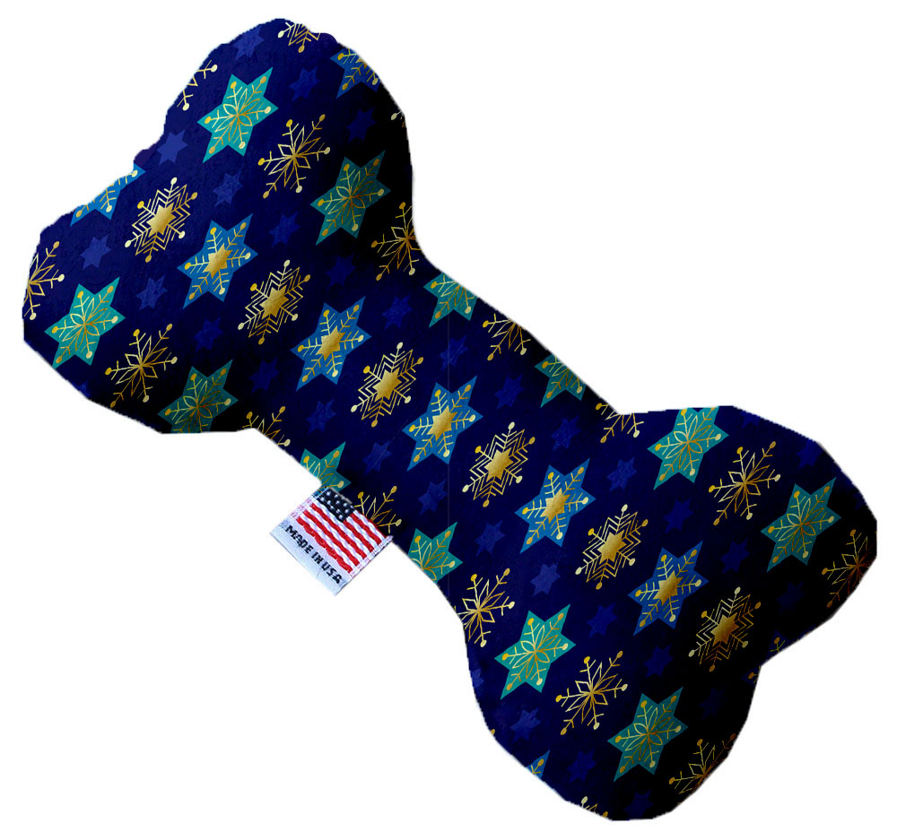 Star of David and Snowflakes 8 Inch Bone Dog Toy