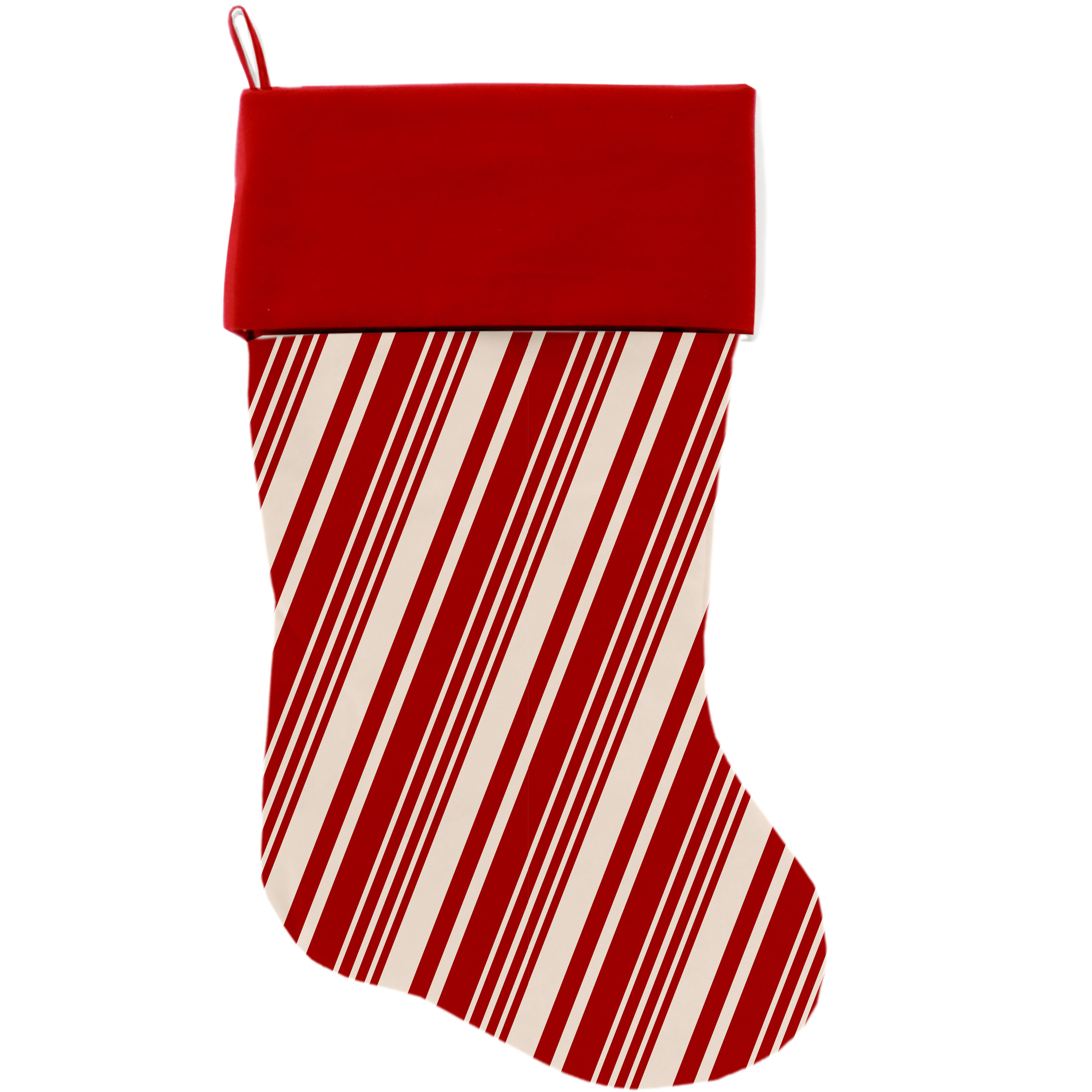 Classic Candy Cane Stripes Christmas Stocking