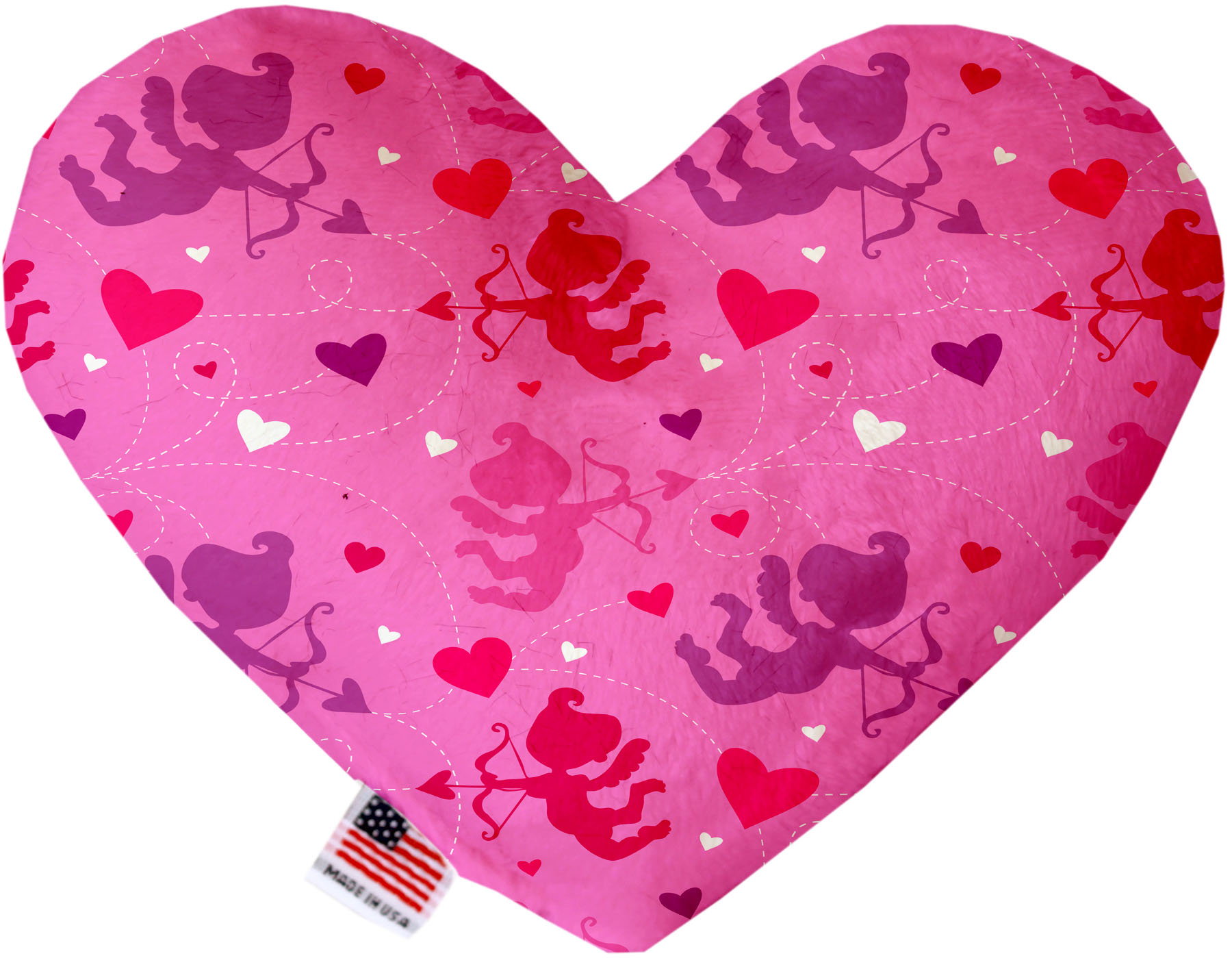Cupid Canvas Heart Dog Toy