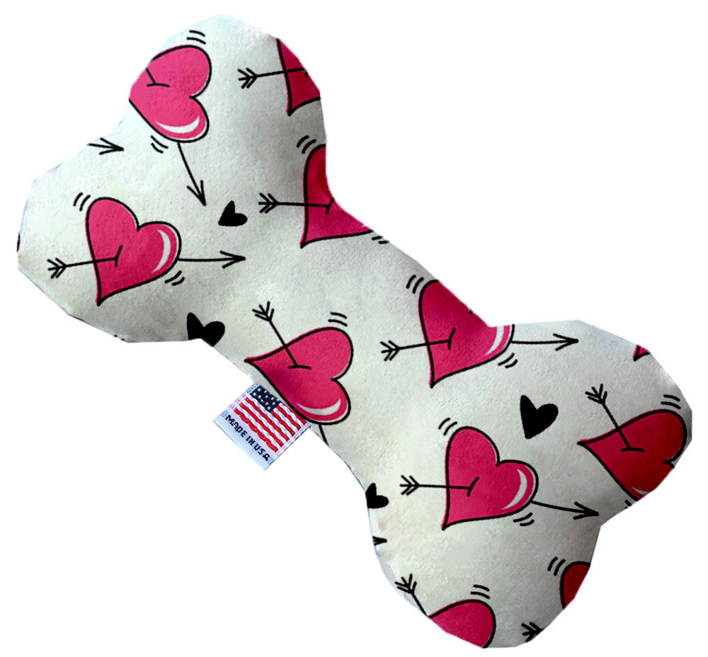 Hearts and Arrows 6 inch Bone Dog Toy
