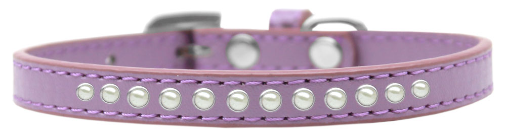 Pearl Size 10 Lavender Puppy Collar