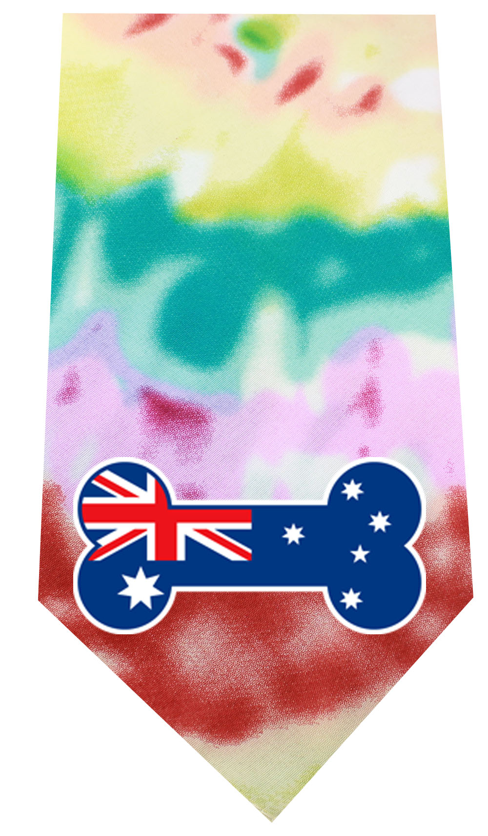 Australian Bone Flag Screen Print Bandana Tie Dye
