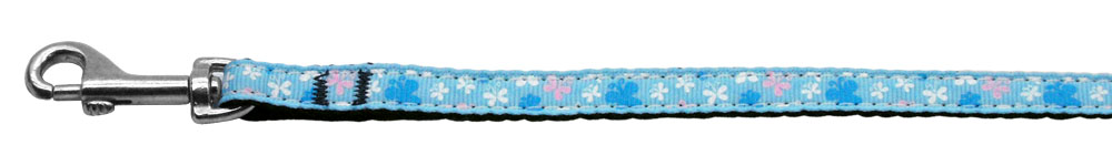 Butterfly Nylon Ribbon Collar Blue 3/8 wide 4Ft Lsh