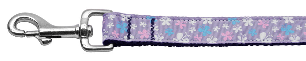 Butterfly Nylon Ribbon Collar Lavender 1 wide 4ft Lsh