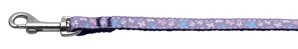 Butterfly Nylon Ribbon Collar Lavender 3/8 wide 6Ft Lsh