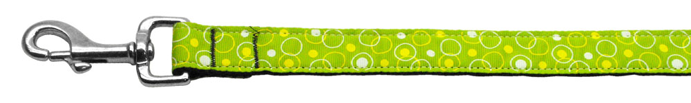 Retro Nylon Ribbon Collar Lime Green 1 wide 4ft Lsh