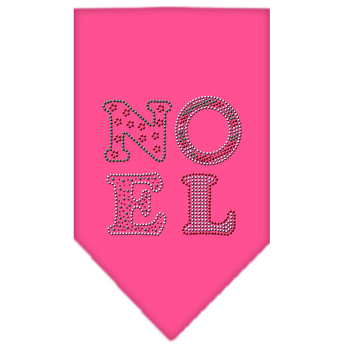 Noel Rhinestone Bandana Bright Pink Large