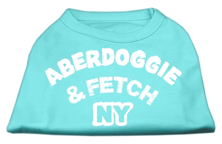Aberdoggie NY Screenprint Shirts Aqua XXL