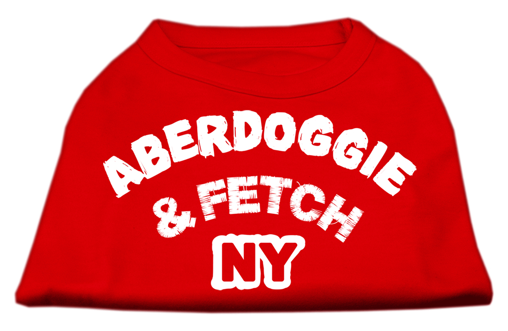 Aberdoggie NY Screenprint Shirts Red XL