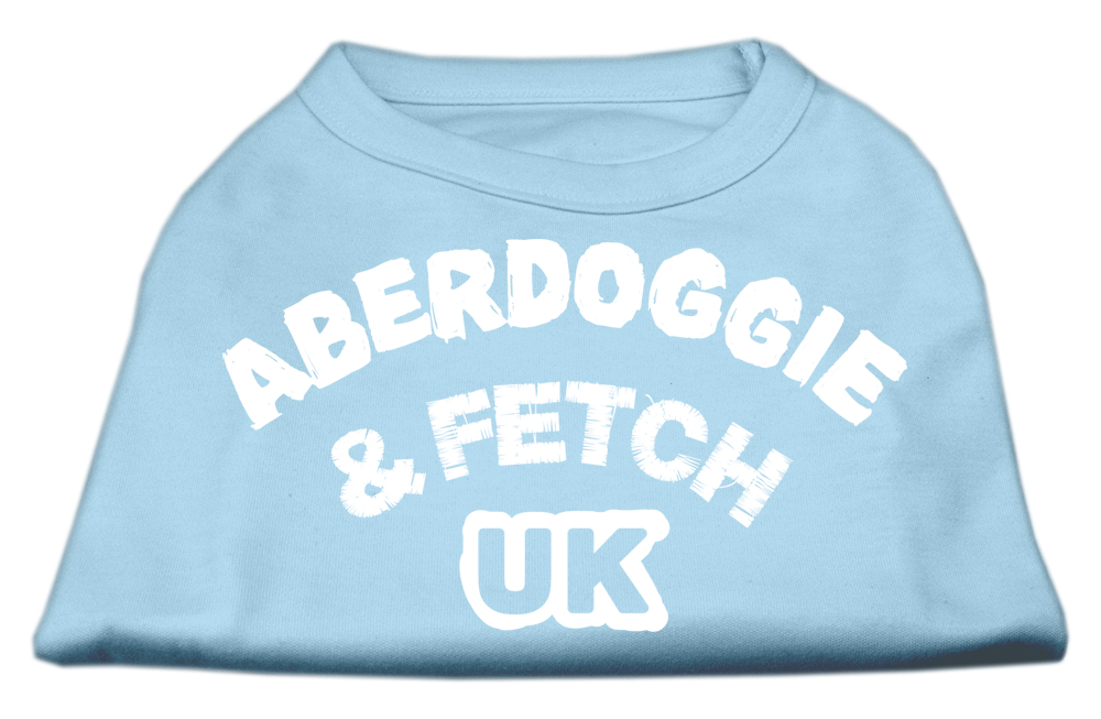 Aberdoggie UK Screenprint Shirts Baby Blue XS