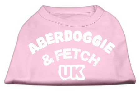 Aberdoggie UK Screenprint Shirts Light Pink XXL
