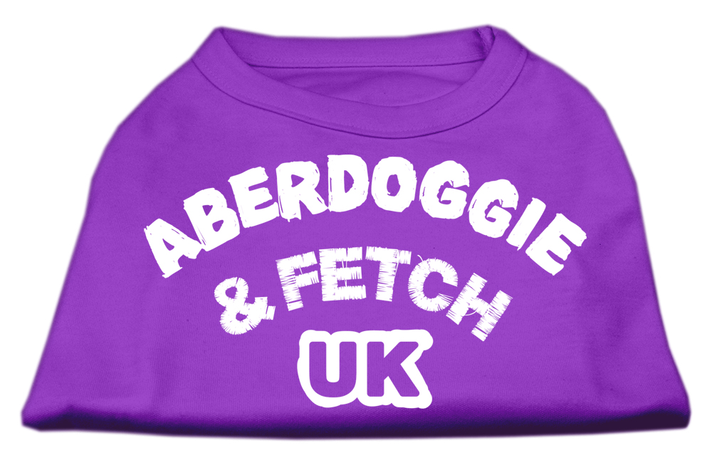 Aberdoggie UK Screenprint Shirts Purple XS