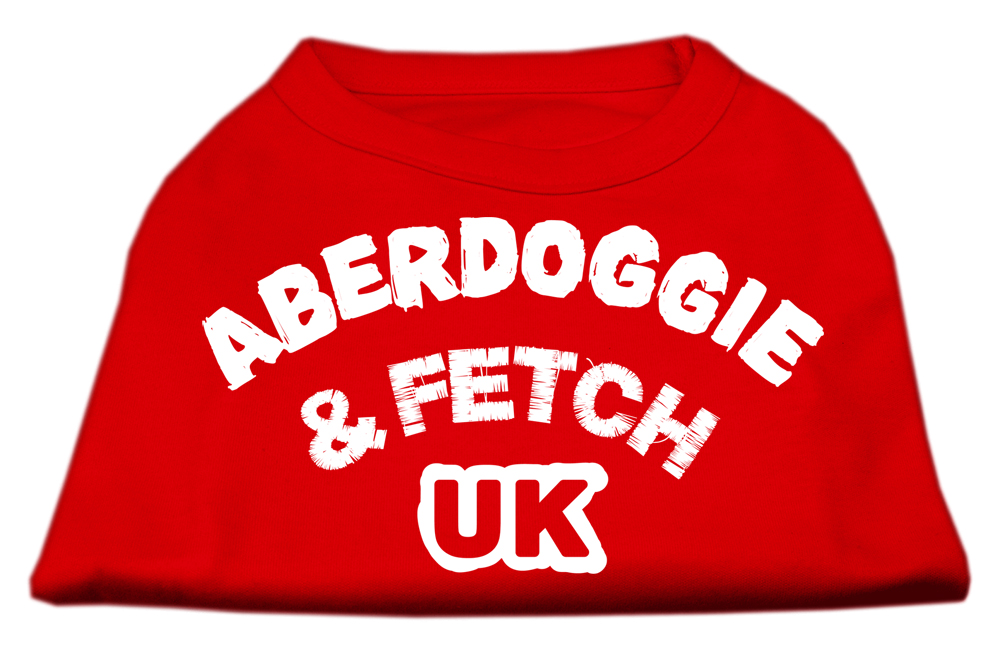 Aberdoggie UK Screenprint Shirts Red Lg