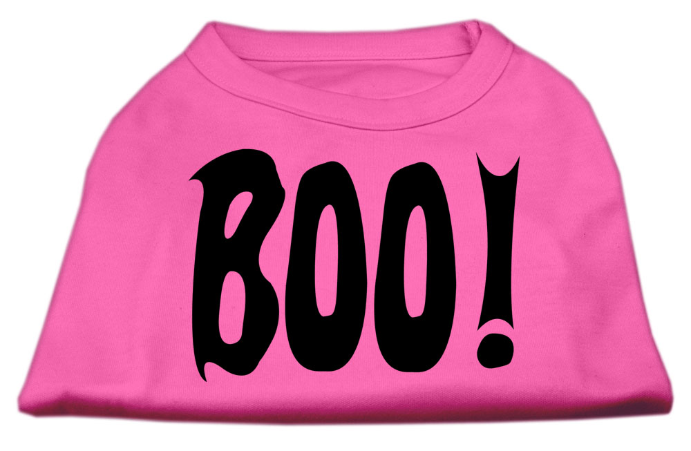 BOO! Screen Print Shirts Bright Pink Lg