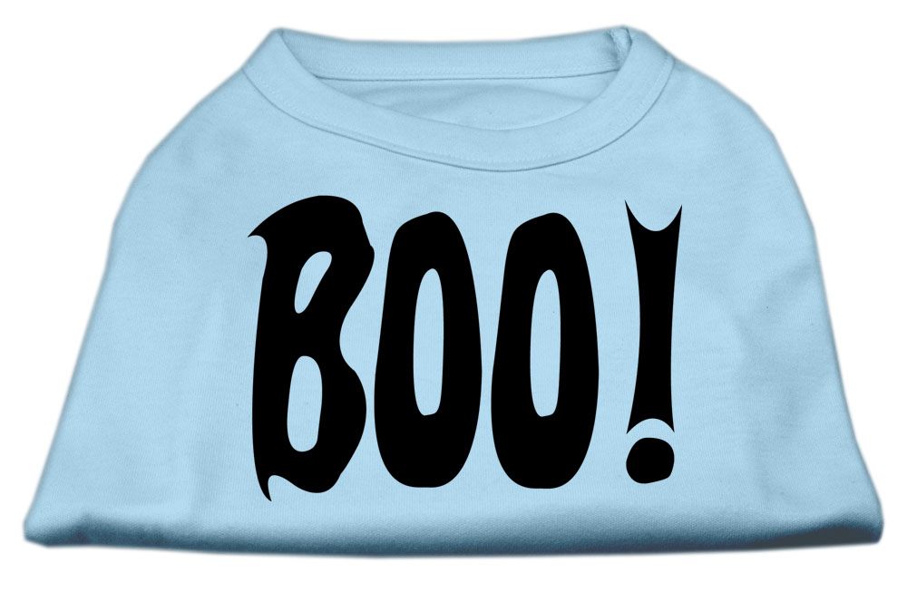 BOO! Screen Print Shirts Baby Blue Sm