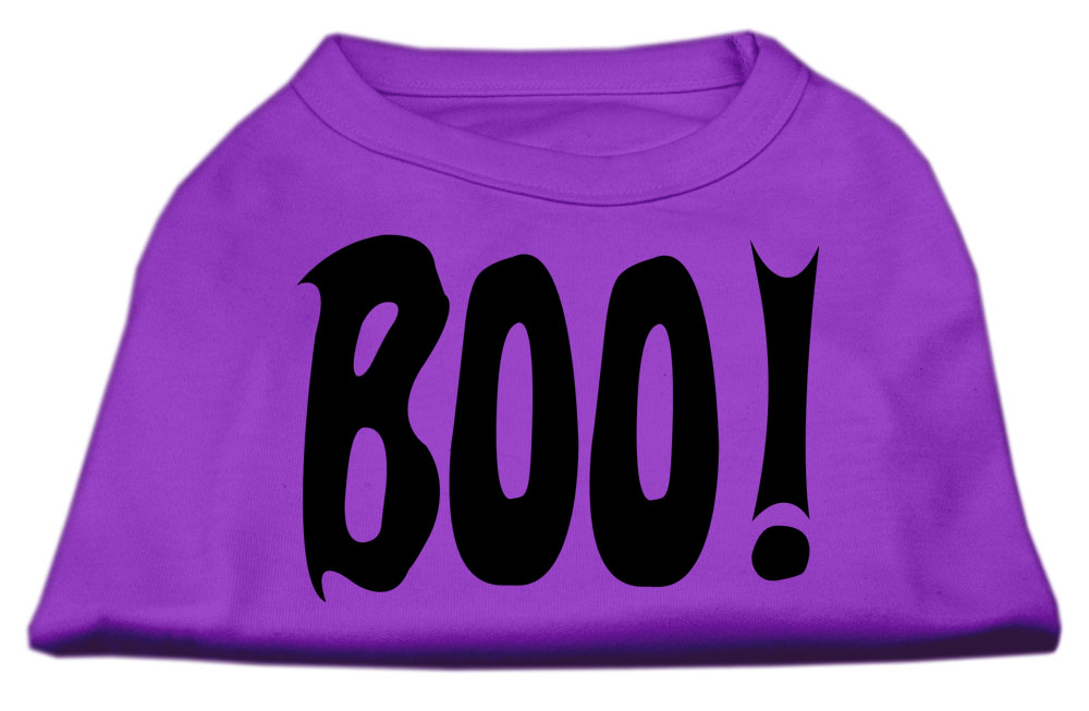 BOO! Screen Print Shirts Purple Sm