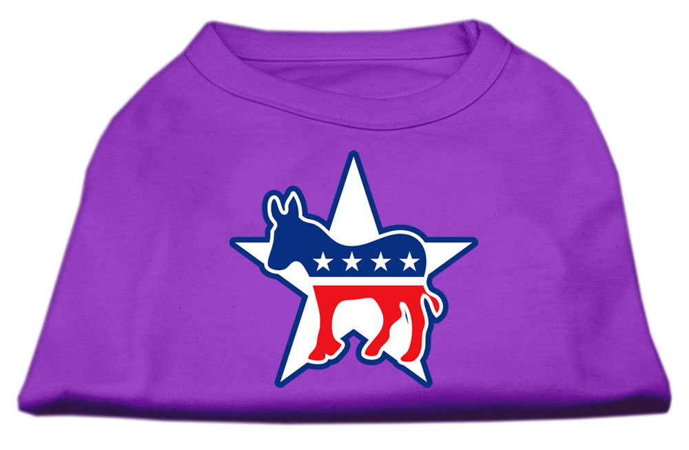 Democrat Screen Print Shirts Purple L
