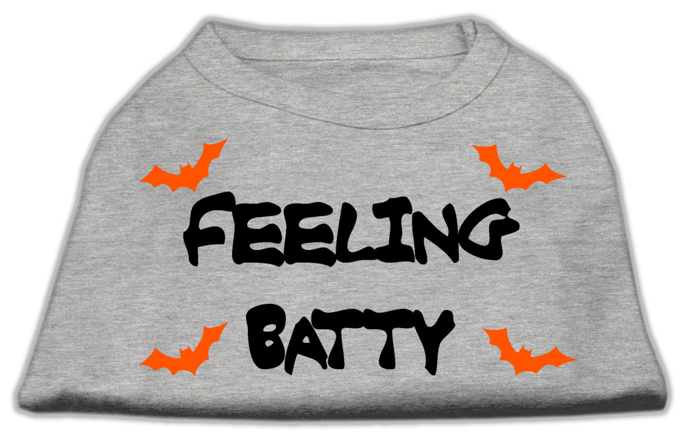Feeling Batty Screen Print Shirts Grey XS