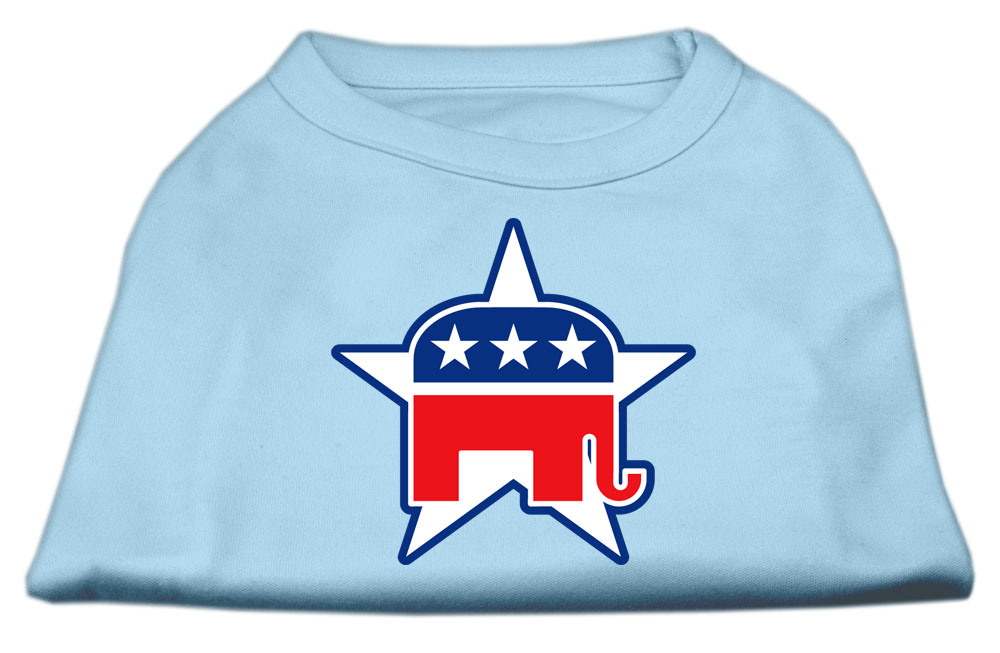 Republican Screen Print Shirts Baby Blue XL
