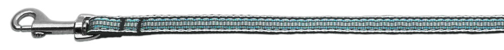 Preppy Stripes Nylon Ribbon Collars Light Blue/White 3/8 wide 6Ft Lsh
