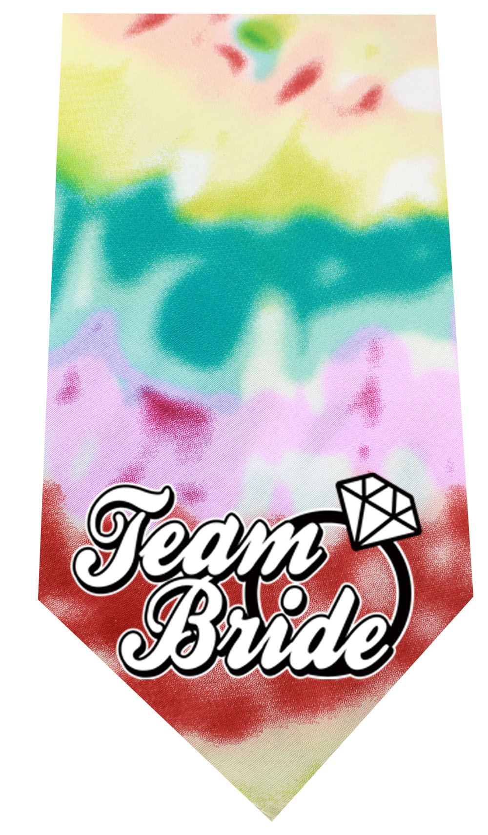 Team Bride Screen Print Bandana Tie Dye