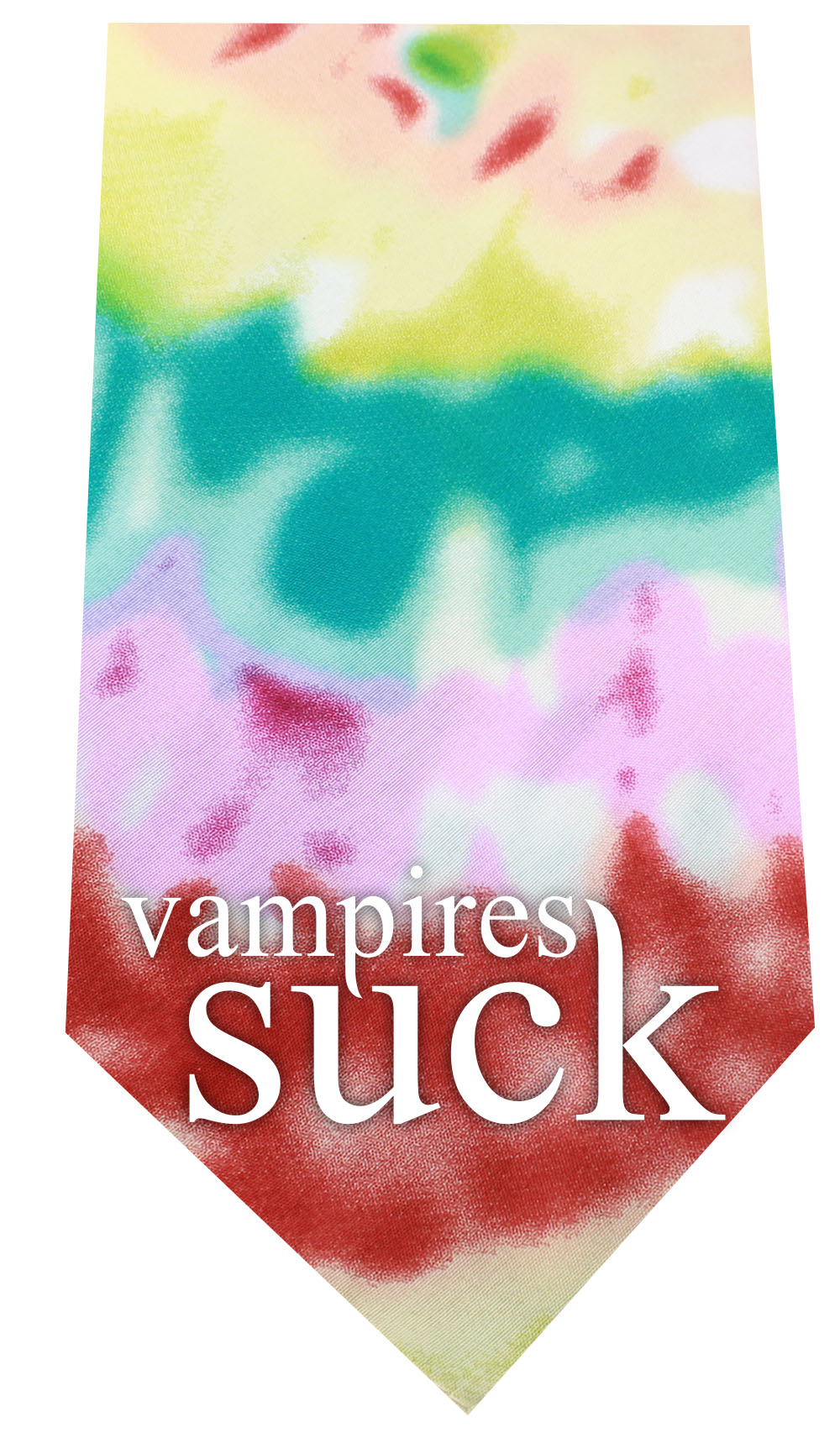 Vampires Suck Screen Print Bandana Tie Dye