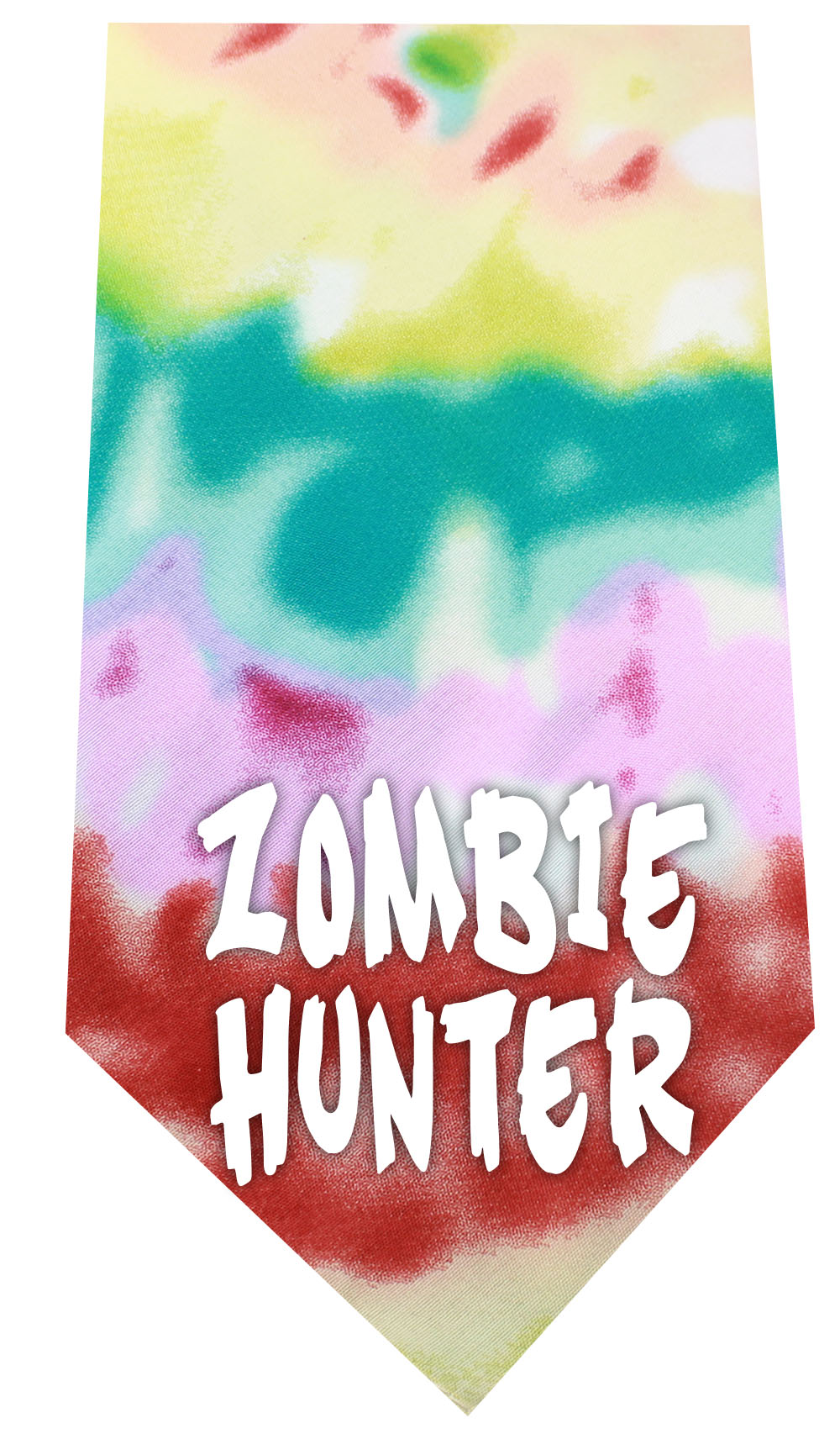 Zombie Hunter Screen Print Bandana Tie Dye