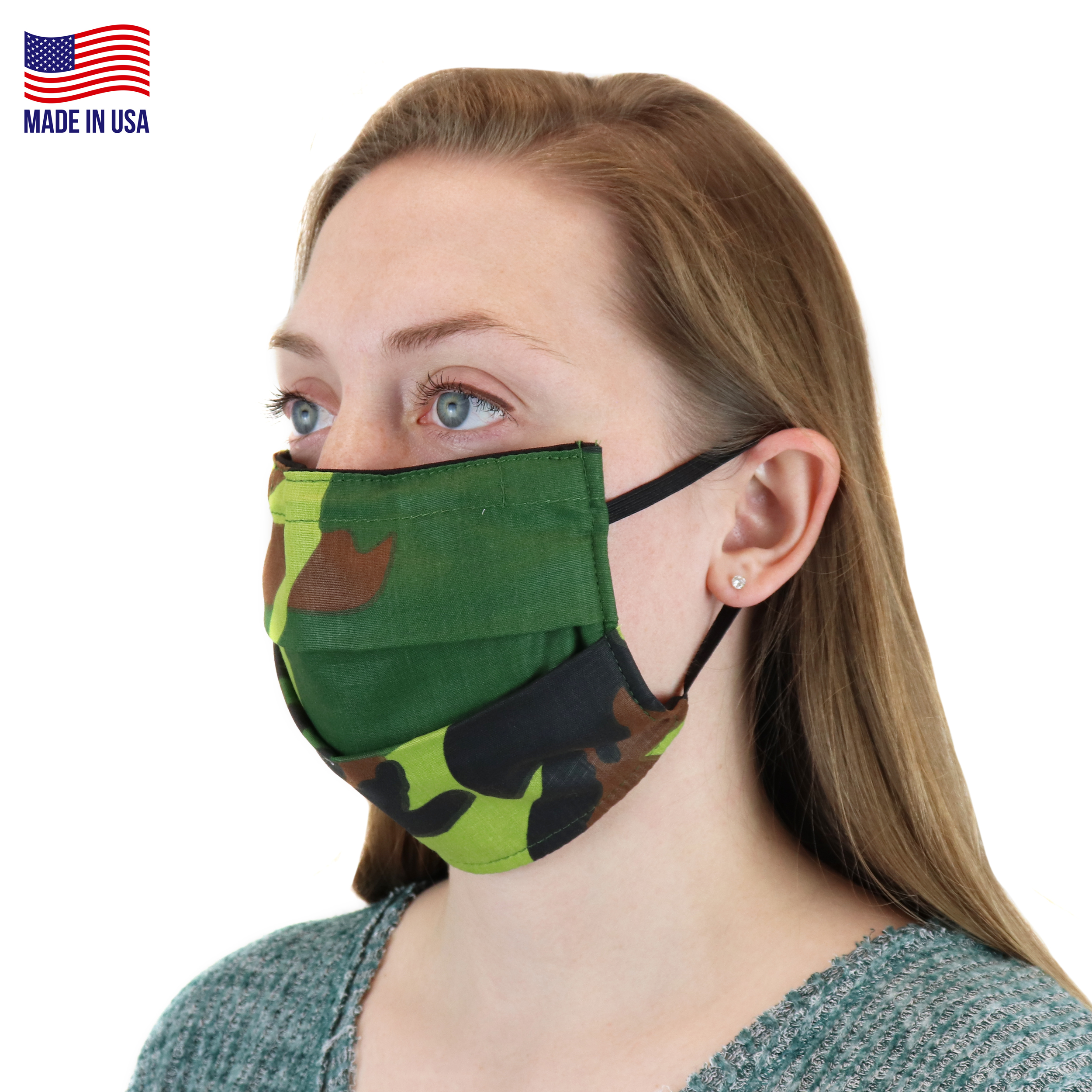 PahaQue Personal Protective Facemask Camo Black-Lycra