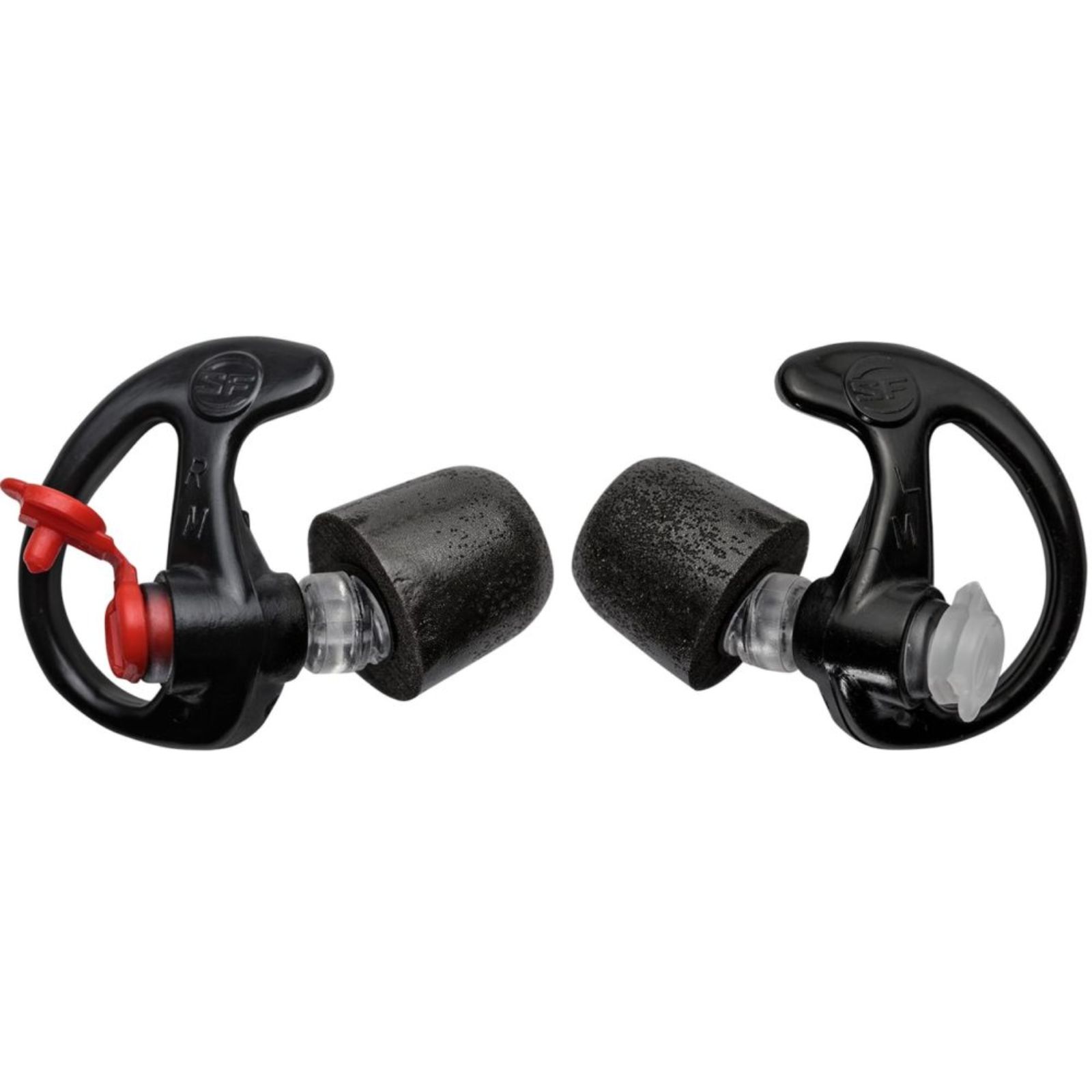 SureFire Comply Foam Tipped Filtered Earplugs Lg 25 Pair Blk