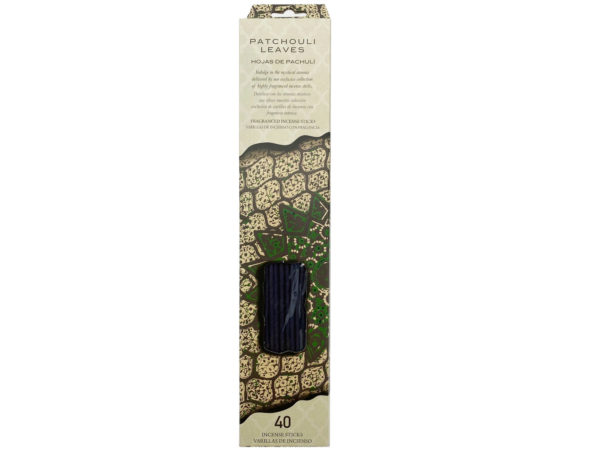Case of 26 - 40 Count Patchouli Leaves Incense Sticks
