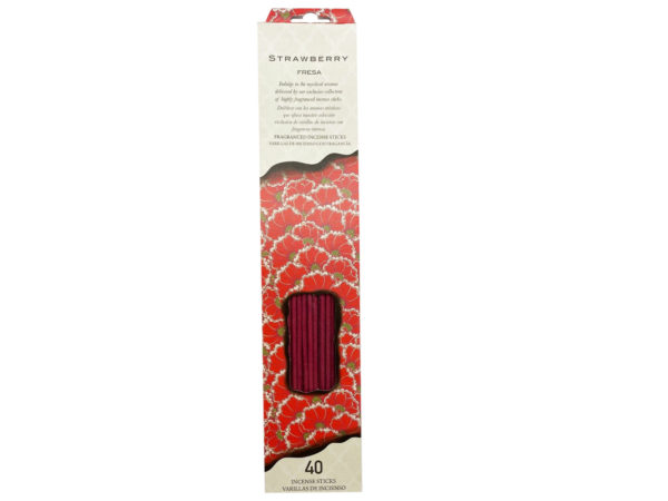 Case of 26 - 40 Count Strawberry Incense Sticks