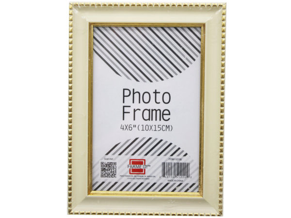 Case of 20 - 4x6 Photo Frame Gold Embellished Design