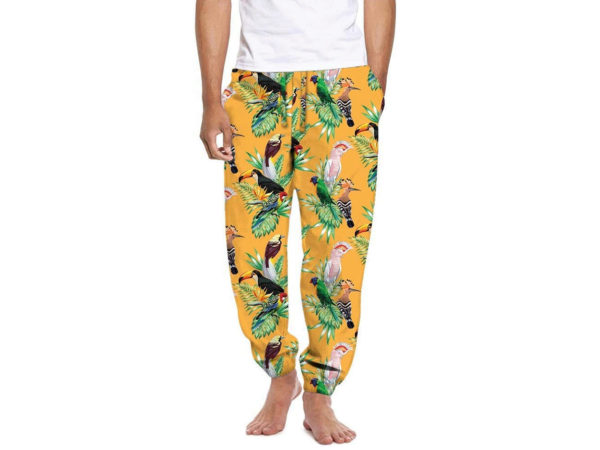 Case of 6 - Men's Bird Of Paradise Pajama Lounge Pants in Medium