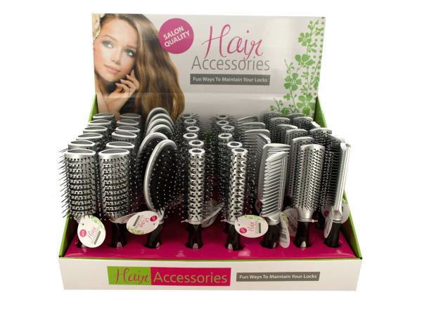 Case of 48 - Hairbrush & Comb Countertop Display