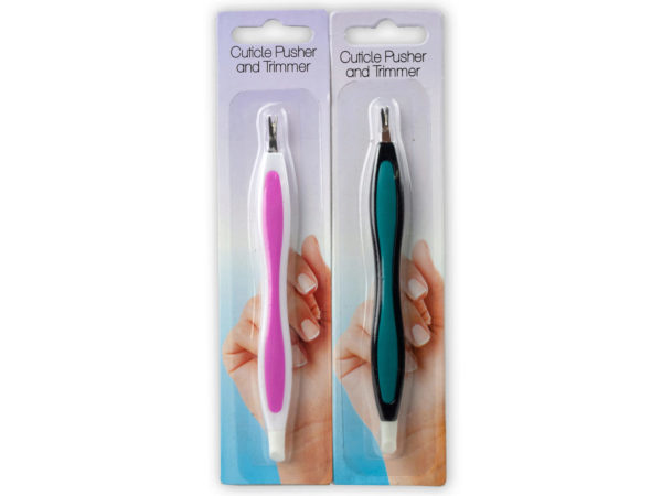 Case of 24 - Cuticle Pusher & Trimmer