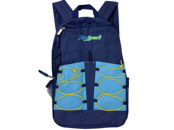 Case of 2 - ProSport 17" Backpack with Bungee Straps in Assorted Colors